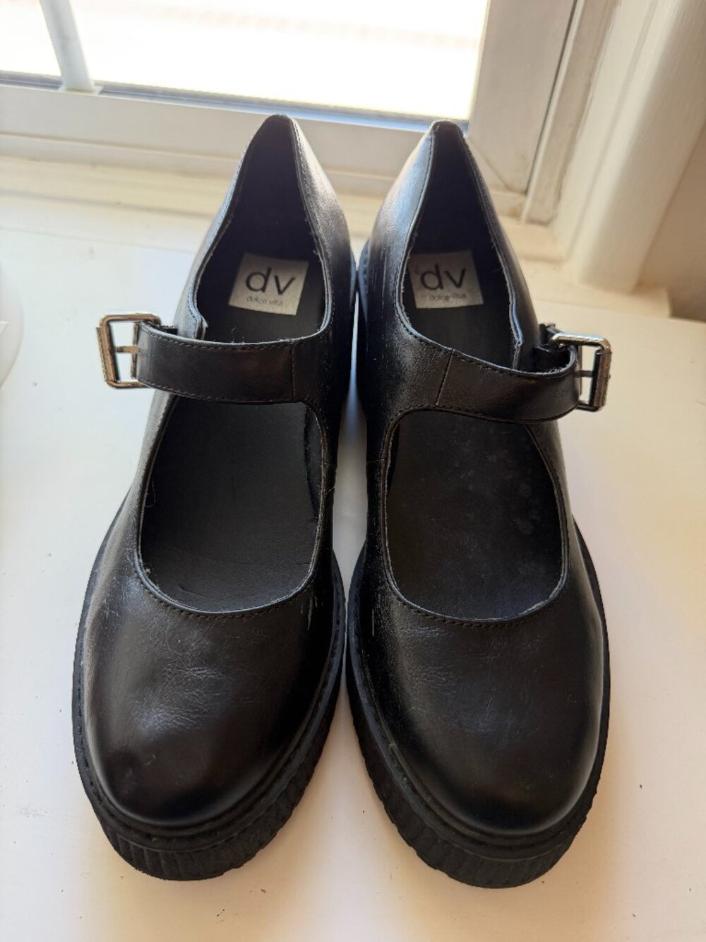Deliza Mary Jane Platform Pump, color, BLACK Women Size 8.5